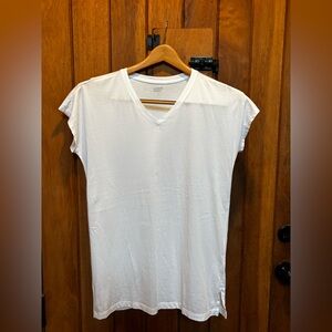 Land’s End Classic Women's V-Neck Tee - White